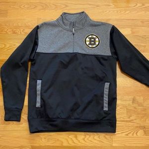 NHL Bruins Half-zipped Sweater